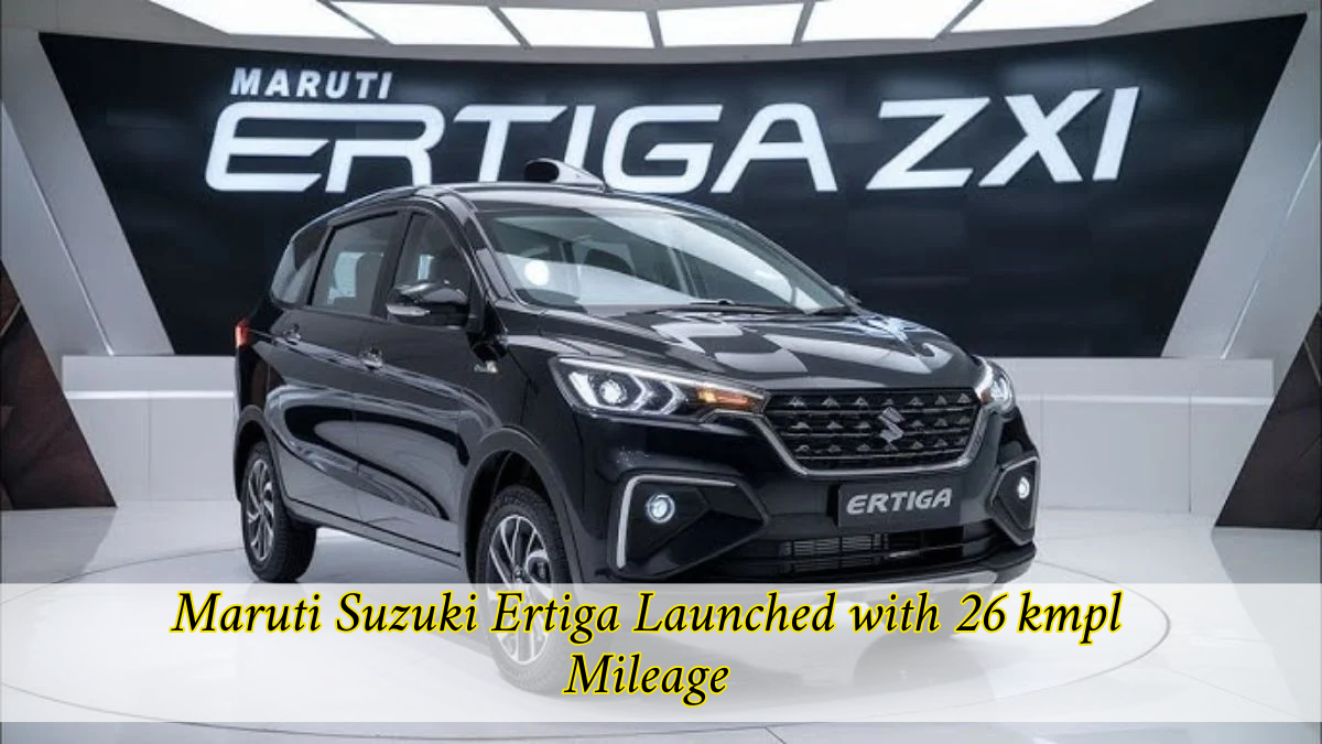 Maruti Suzuki Ertiga Launched with 26 kmpl Mileage: Check Price and Key Features